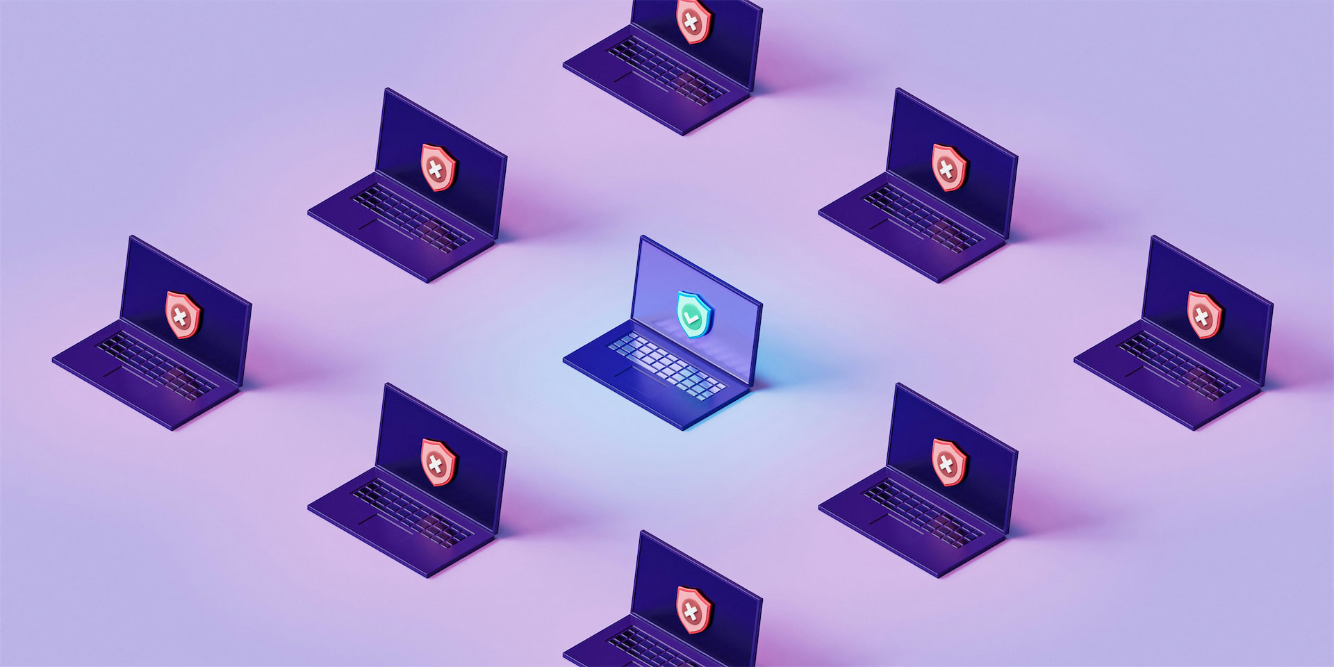 Cyber threat concept